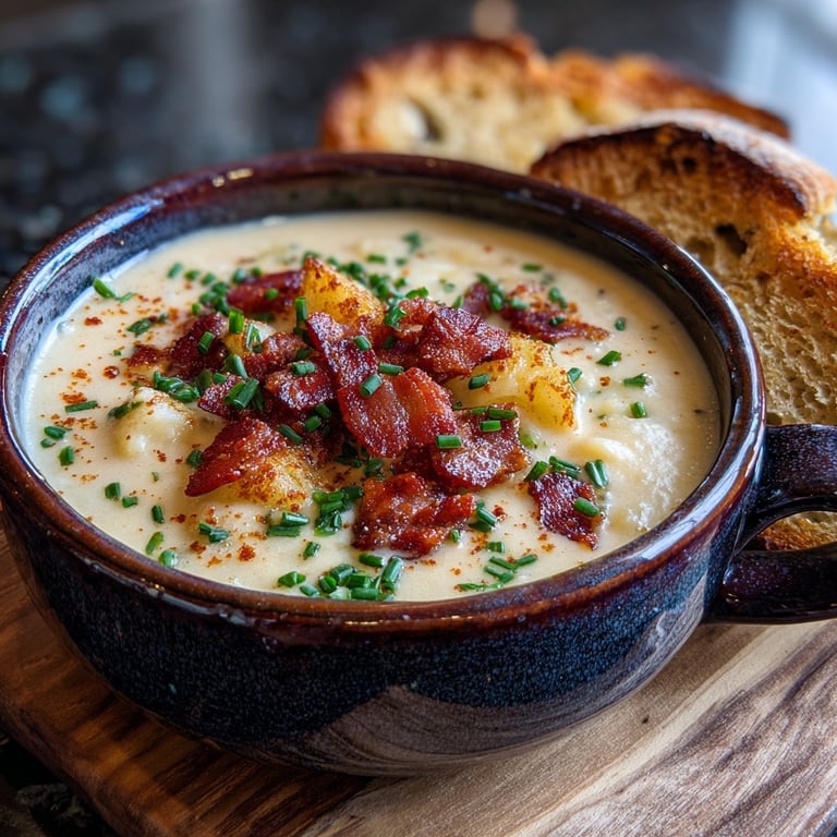 The Best Homemade Loaded Potato Soup