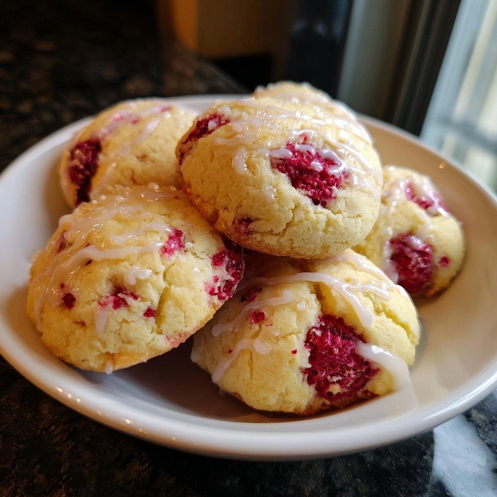 Lemon Raspberry Cookies